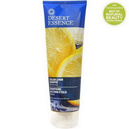 Desert Essence, Italian Lemon Shampoo, Revitalizing 237ml