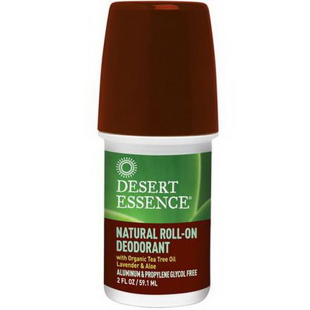 Desert Essence, Natural Roll-On Deodorant 60ml