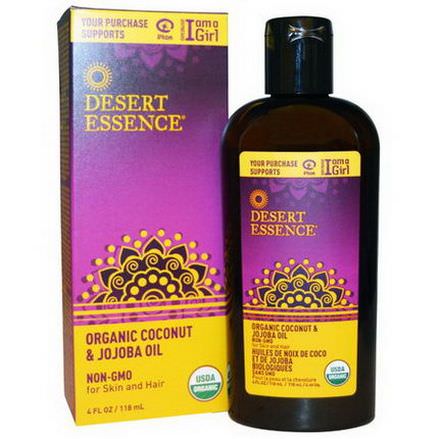 Desert Essence, Organic Coconut&Jojoba Oil 118ml