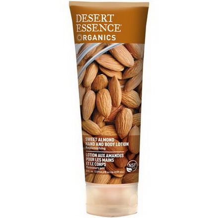 Desert Essence, Organics, Hand and Body Lotion, Almond 237ml