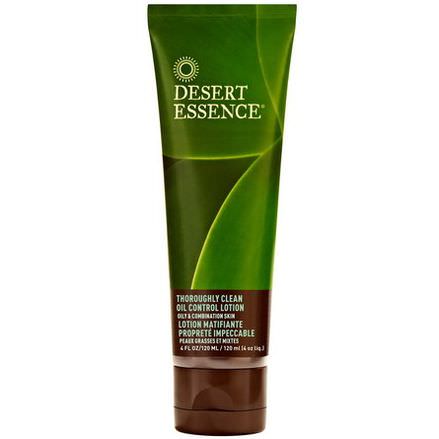 Desert Essence, Thoroughly Clean Oil Control Lotion, Oily&Combination Skin 120ml