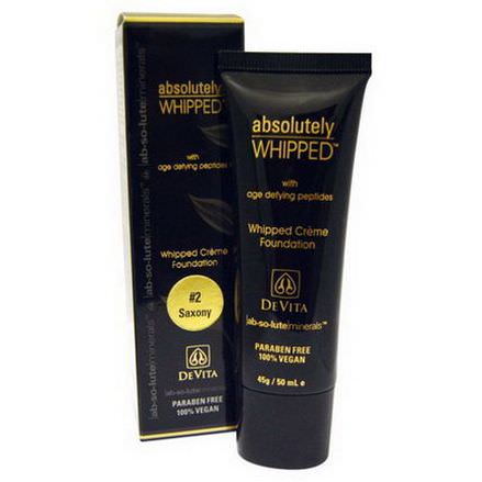 Devita, Absolute Minerals, Absolutely Whipped Cream Foundation, Saxony #2 50ml