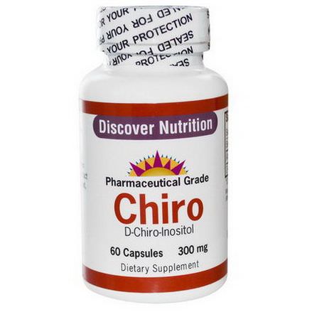 Discover Nutrition, Chiro, D-Chiro-Inositol, 300mg, 60 Capsules