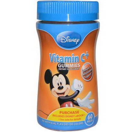 Disney, Mickey Vitamin C+ Gummies, 60 Pieces