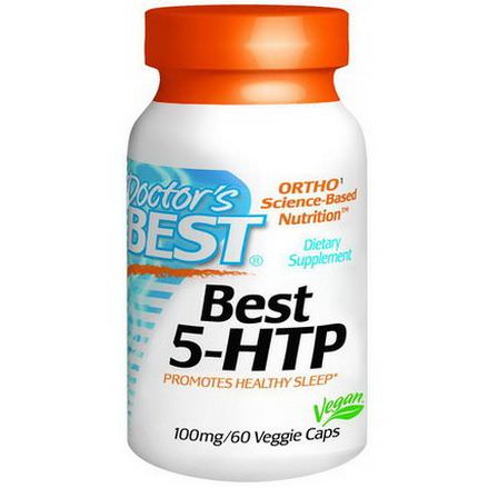 Doctor's Best, Best 5-HTP, 100mg, 60 Veggie Caps