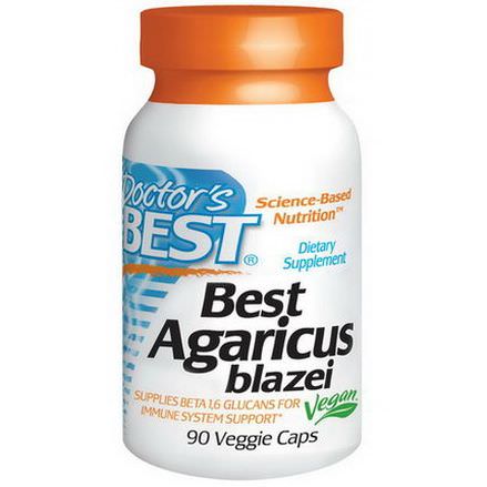 Doctor's Best, Best Agaricus Blazei, 90 Veggie Caps