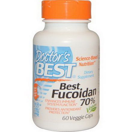 Doctor's Best, Best Fucoidan 70%, 60 Veggie Caps