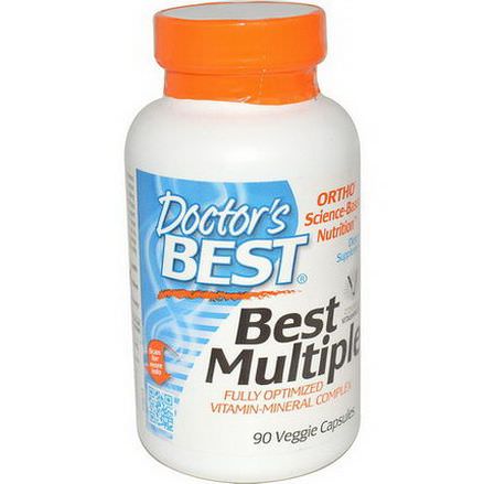 Doctor's Best, Best Multiple, Fully Optimized Vitamin-Mineral Complex, 90 Veggie Caps
