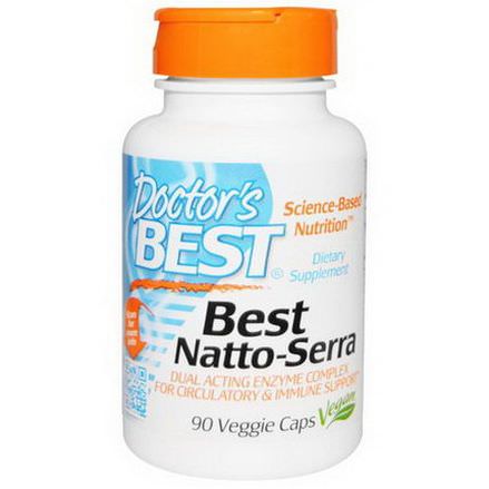 Doctor's Best, Best Natto-Serra, 90 Veggie Caps