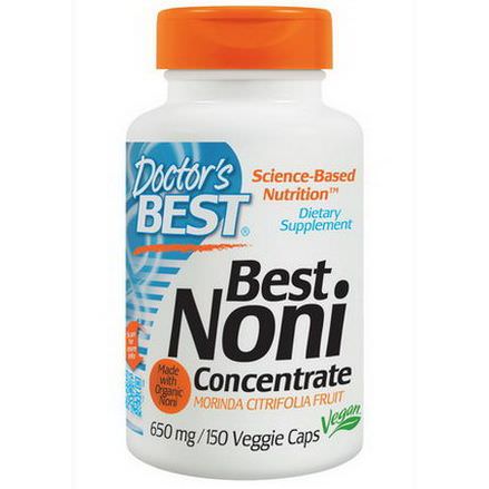 Doctor's Best, Best Noni Concentrate, 650mg, 150 Veggie Caps