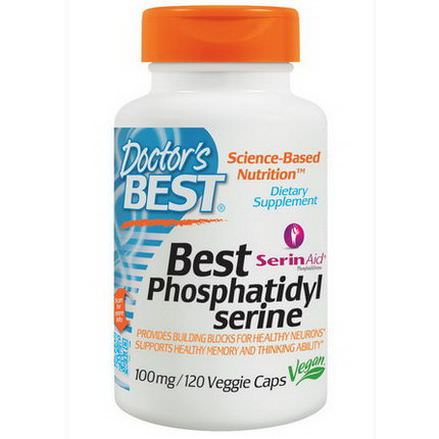 Doctor's Best, Best Phosphatidylserine, 100mg, 120 Veggie Caps