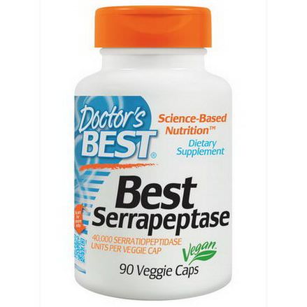 Doctor's Best, Best Serrapeptase, 90 Veggie Caps