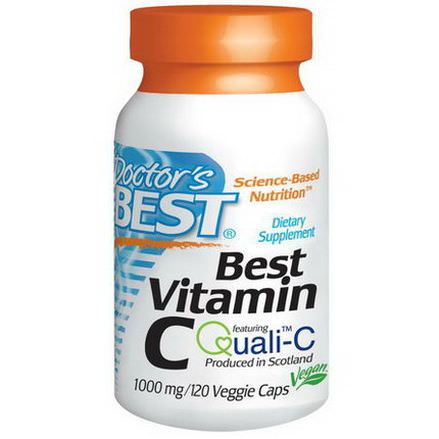 Doctor's Best, Best Vitamin C, 1000mg, 120 Veggie Caps