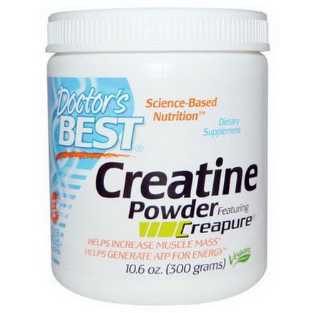 Doctor's Best, Creatine Powder Featuring Creapure 300g