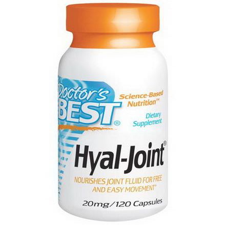 Doctor's Best, Hyal-Joint, 20mg, 120 Capsules
