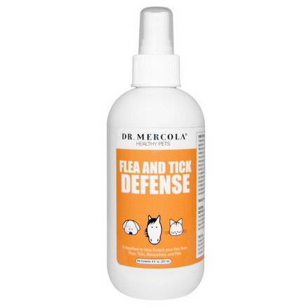 Dr. Mercola, Healthy Pets, Flea and Tick Defense, For Dogs and Cats 237ml