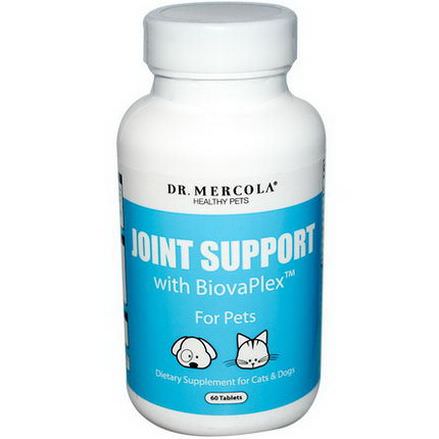 Dr. Mercola, Healthy Pets, Joint Support, with BiovaPlex, for Pets, 60 Tablets