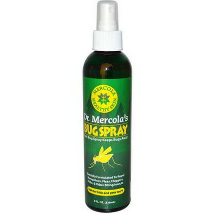 Dr. Mercola, Healthy Skin, Bug Spray 236ml