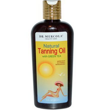 Dr. Mercola, Healthy Skin, Natural Tanning Oil with Green Tea 236ml