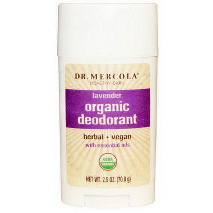 Dr. Mercola, Organic Deodorant, Lavender 70.8g
