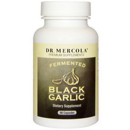 Dr. Mercola, Premium Supplements, Fermented Black Garlic, 60 Capsules