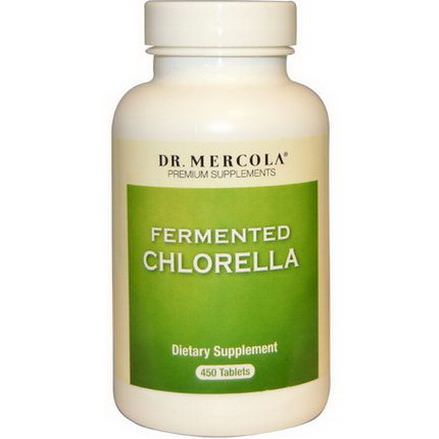 Dr. Mercola, Premium Supplements, Fermented Chlorella, 450 Tablets
