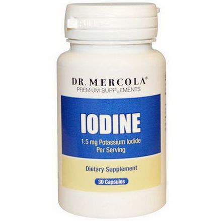 Dr. Mercola, Premium Supplements, Iodine, 30 Capsules