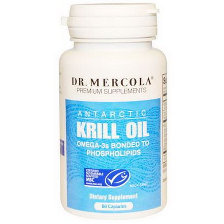Dr. Mercola, Premium Supplements, Krill Oil, 60 Capsules