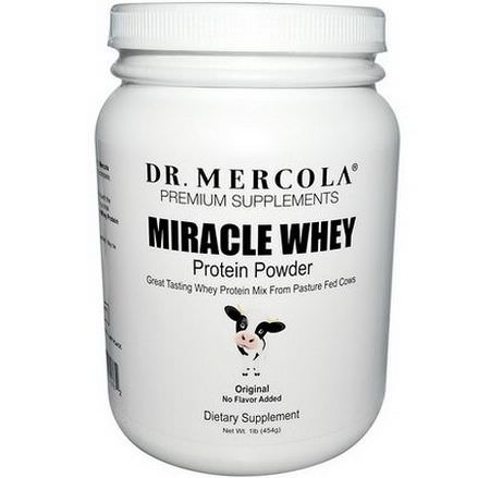 Dr. Mercola, Premium Supplements, Miracle Whey, Protein Powder, Original 454g