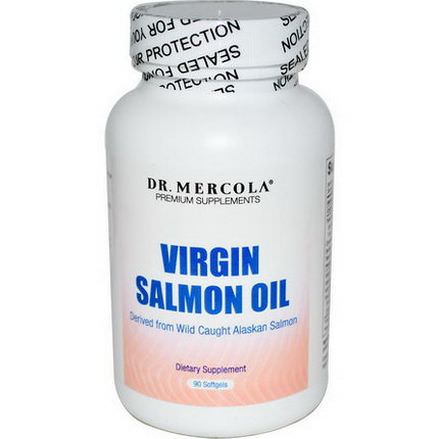 Dr. Mercola, Premium Supplements, Virgin Salmon Oil, 90 Softgels