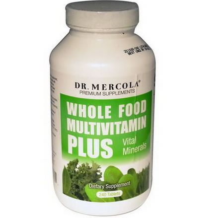 Dr. Mercola, Premium Supplements, Whole Food Multivitamin Plus, 240 Tablets