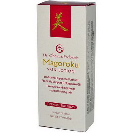 Dr. Ohhira's, Essential Formulas Inc. Probiotic, Magoroku Skin Lotion 43g