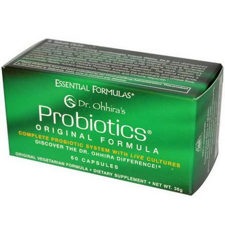 Dr. Ohhira's, Essential Formulas Inc. Probiotics, Original Formula, 60 Capsules
