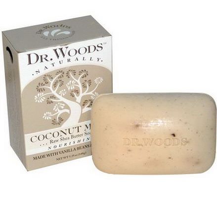 Dr. Woods, Raw Shea Butter Soap, Coconut Milk 149g