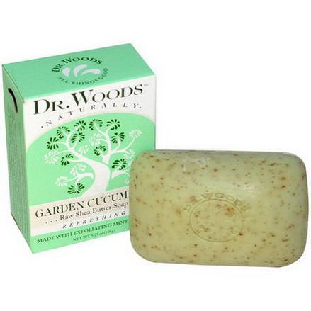 Dr. Woods, Raw Shea Butter Soap, Garden Cucumber 149g