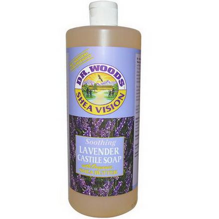 Dr. Woods, Shea Vision, Soothing Lavender Castile Soap 946ml