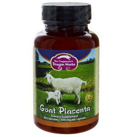 Dragon Herbs, Goat Placenta, 500mg, 60 Capsules