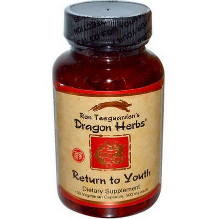 Dragon Herbs, Return to Youth, 500mg, 100 Veggie Caps