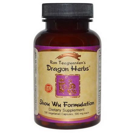 Dragon Herbs, Shou Wu Formulation, 500mg, 100 Veggie Caps