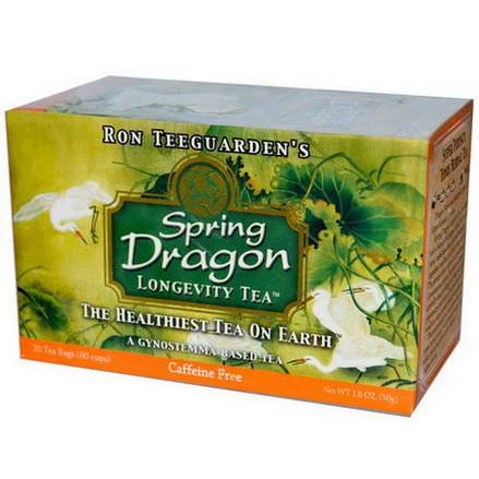 Dragon Herbs, Spring Dragon Longevity Tea, Caffeine Free, 20 Tea Bags 50g