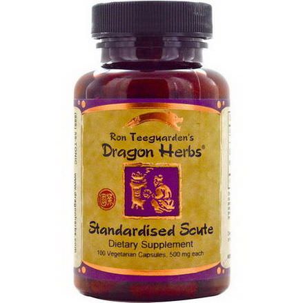 Dragon Herbs, Standardized Scute, 500mg Each, 100 Veggie Caps