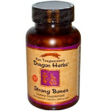 Dragon Herbs, Strong Bones, 500mg, 100 Veggie Caps