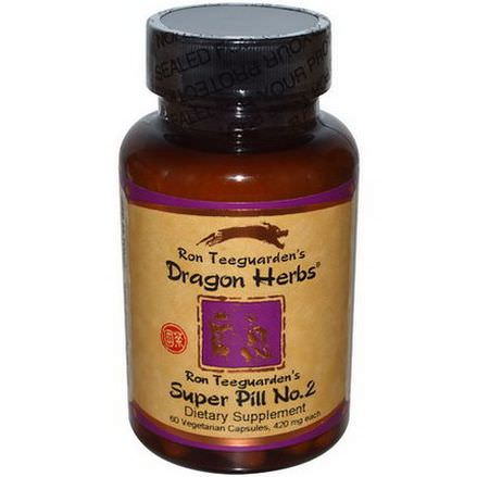 Dragon Herbs, Super Pill No. 2, 420mg Each, 60 Veggie Caps