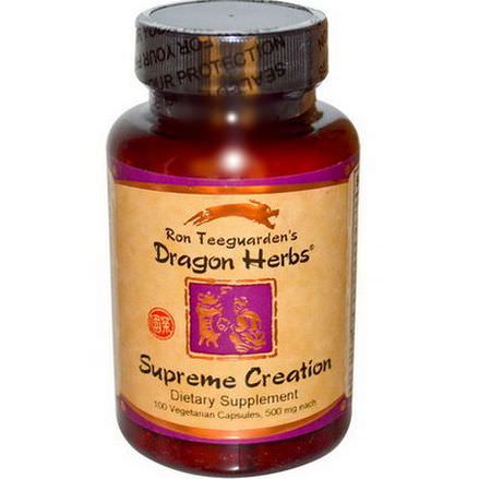 Dragon Herbs, Supreme Creation, 500mg, 100 Veggie Caps