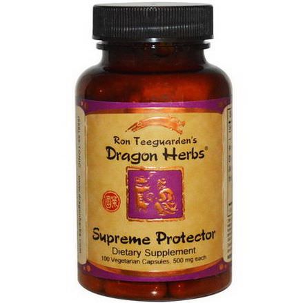 Dragon Herbs, Supreme Protector, 500mg, 100 Veggie Caps