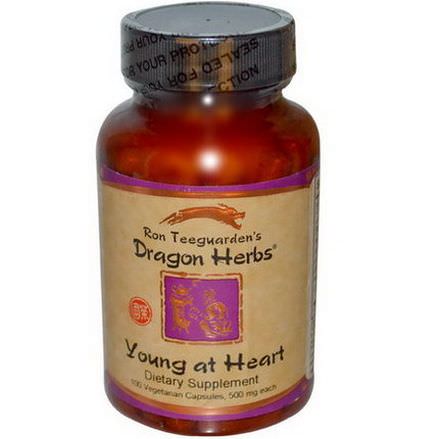 Dragon Herbs, Young At Heart, 500mg, 100 Veggie Caps