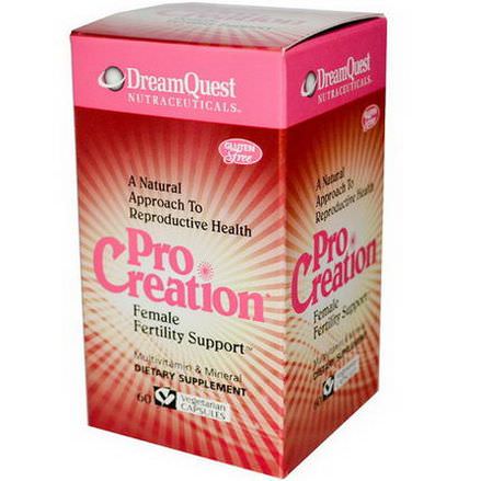 Dream Quest Nutraceuticals, ProCreation, Female Fertility Support, 60 Veggie Caps