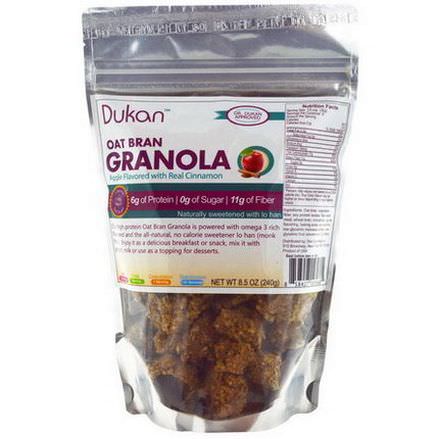 Dukan Diet, Oat Bran Granola, Apple Flavored with Real Cinnamon 240g