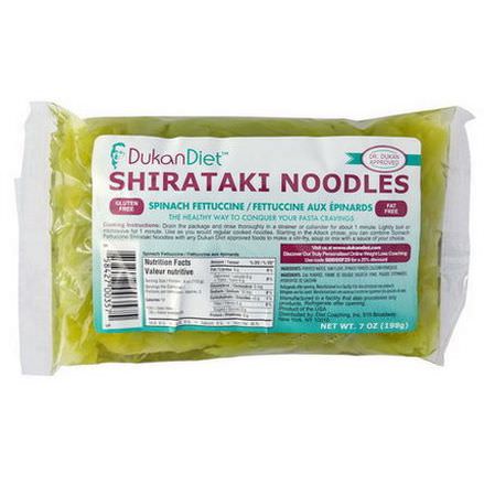 Dukan Diet, Shirataki Noodles, Spinach Fettuccine 198g