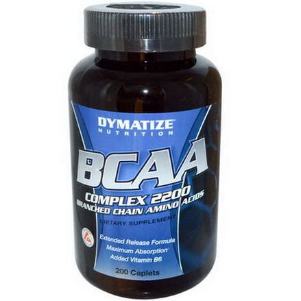 Dymatize Nutrition, BCAA Complex 2200, Branched Chain Amino Acids, 200 Caplets